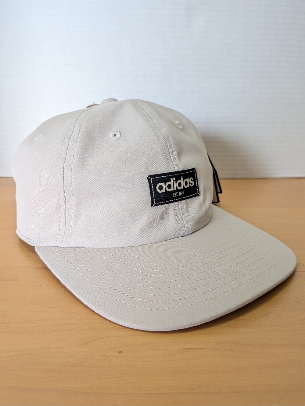 adidas Mens Court Relaxed Strapback Hat CLIMACOOL Adjustable OSFA Beige JJ7791-M